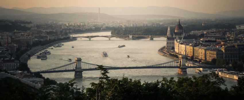 Budapest Skyline from Gellért Hill