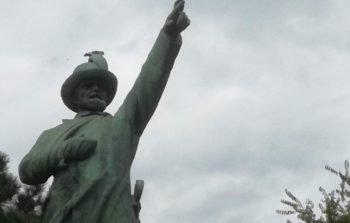 Monuments Bem József Square, in Budapest.