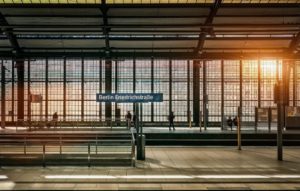 Train station in Berlin