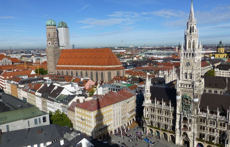 view of munich's old town